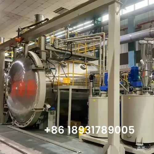 High-performance Ausin resin vacuum casting machine used for precision epoxy resin processing in electrical insulation manufacturing.